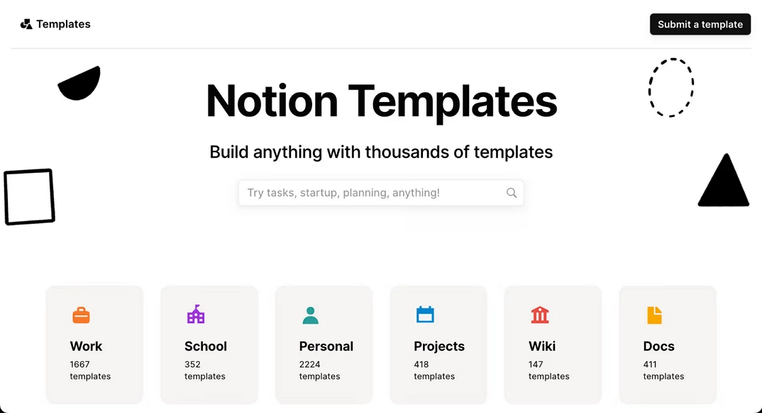 notion 노션을 소개하는 웹사이트의 홍보 이미지입니다.