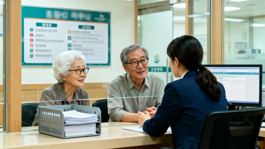 65세 이상 부부가 기초연금과 국민연금 동시 수급 여부 상담