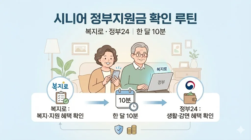 복지로와 정부24로 시니어 내 혜택을 찾는 루틴