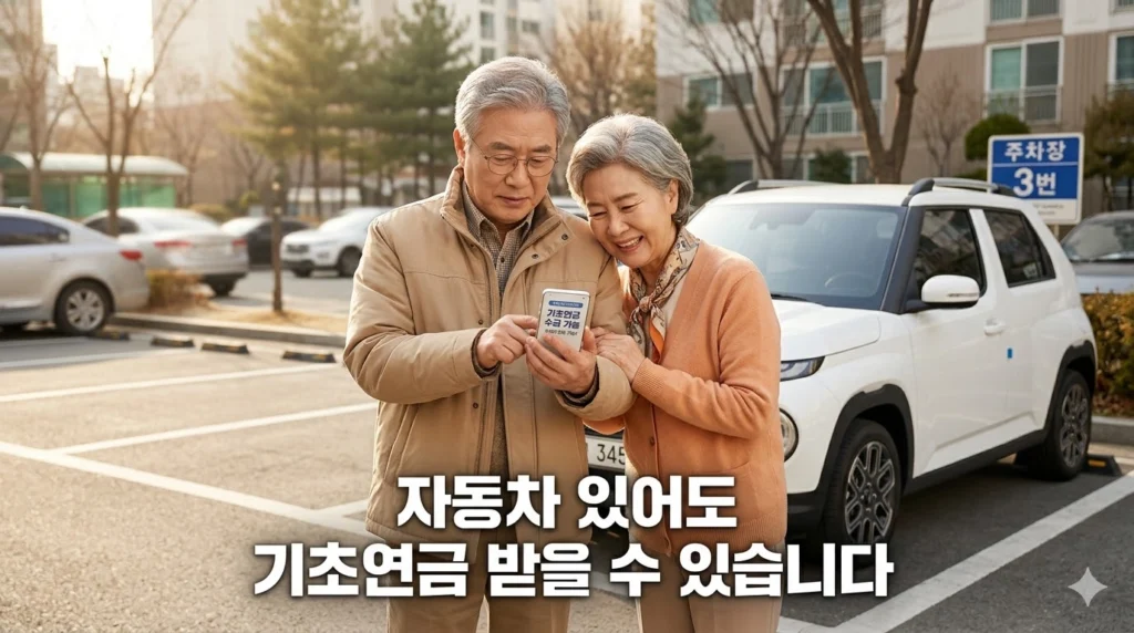 2026년 기초연금 자동차 기준 —-차량 보유 어르신도 수급 가능