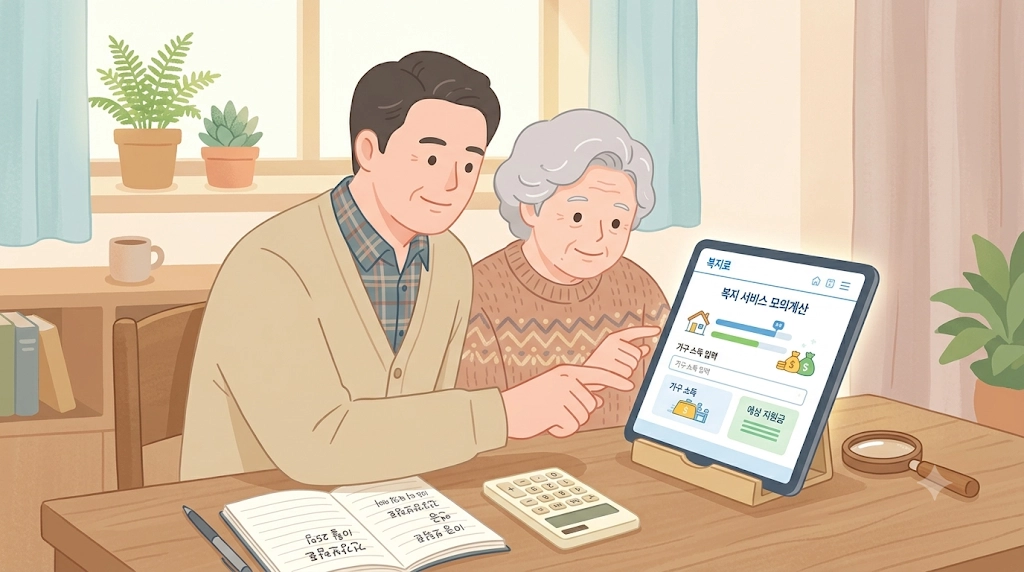 기초연금 자주 묻는 질문을 함께 확인하는 부모와 자녀